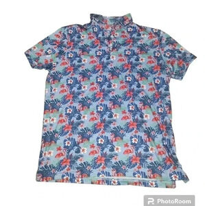 Tailor Byrd flamingo performance polo